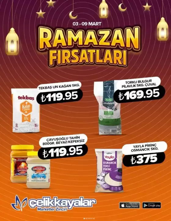Çelikkayalar kataloğu | Ramazan Firstalari | 2026-03-03T00:00:00.000Z - 2026-03-09T00:00:00.000Z