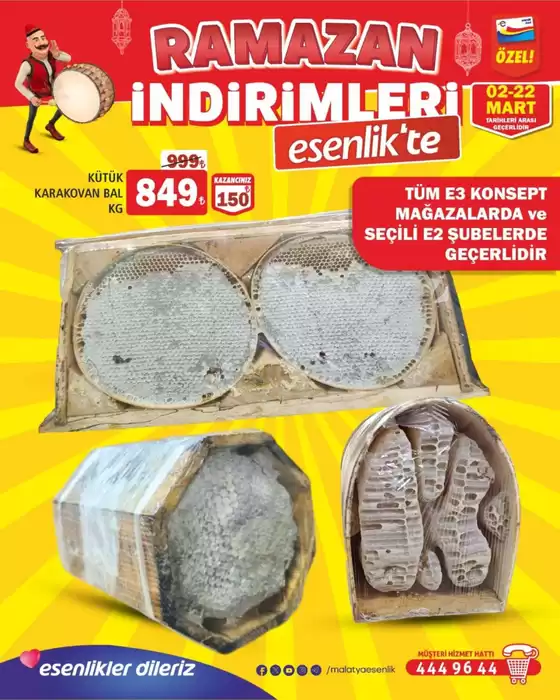 Esenlik kataloğu, Sakarya | Güncel fırsatlar ve teklifler | 2026-03-02T00:00:00.000Z - 2026-03-22T00:00:00.000Z
