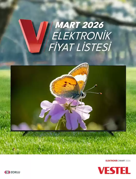 Vestel kataloğu, Aşağıkızılca | Tüketici Elektroniği | 2026-03-01T00:00:00.000Z - 2026-03-31T00:00:00.000Z