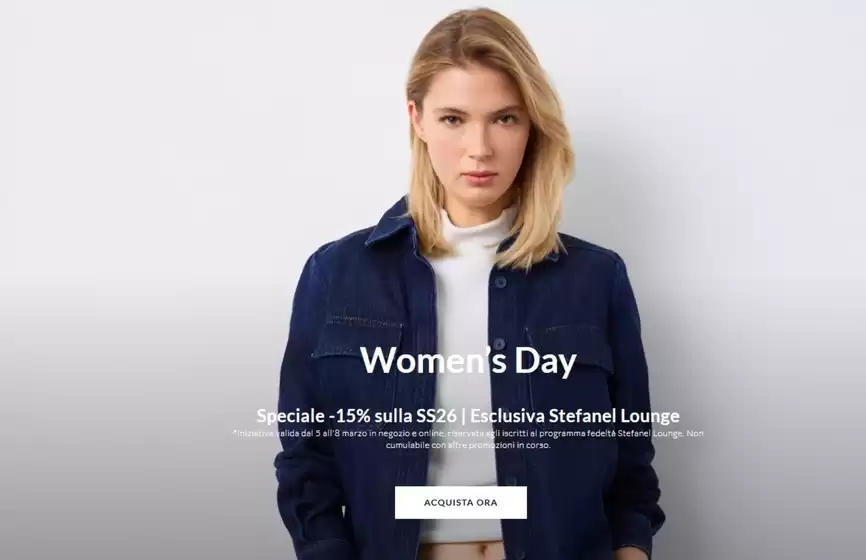 Stefanel kataloğu, Afyonkarahisar | Women's Day | 2026-03-07T00:00:00.000Z - 2026-03-23T00:00:00.000Z