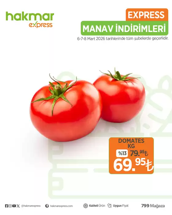 Hakmar Express kataloğu, Altındağ | Geniş teklif yelpazesi | 2026-03-06T00:00:00.000Z - 2026-03-08T00:00:00.000Z