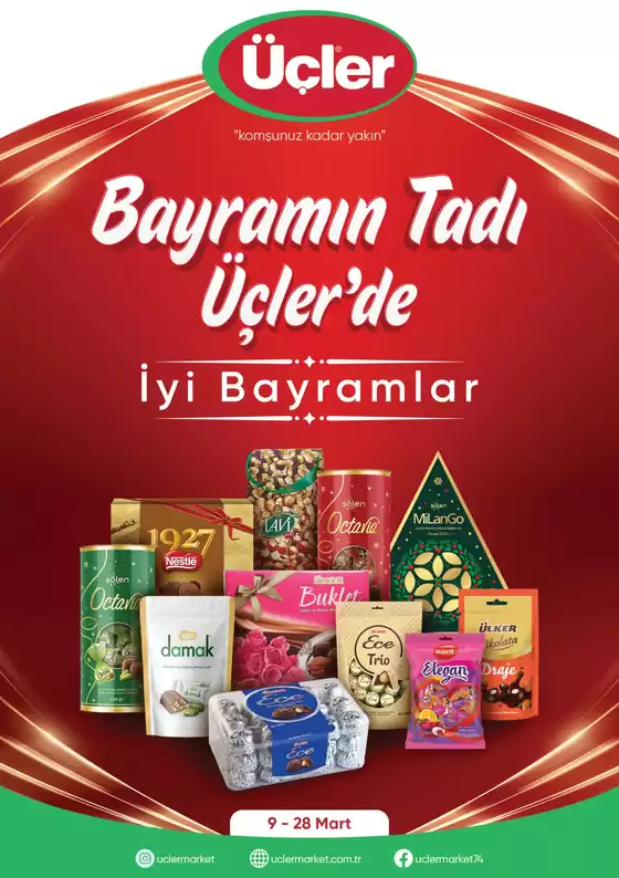 Üçler Market kataloğu, Dikili | Üçler Market katalog | 2026-03-09T00:00:00.000Z - 2026-03-28T00:00:00.000Z