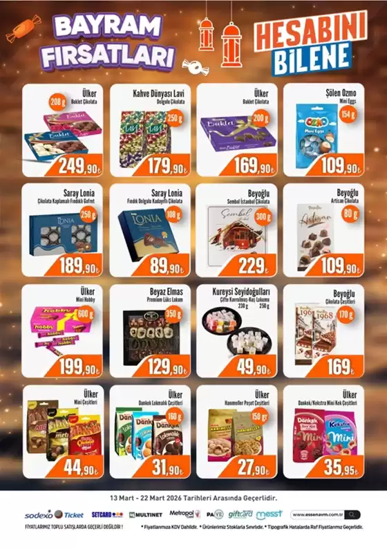 Essen AVM kataloğu, Reşadiye (İstanbul) | Essen AVM katalog | 2026-03-13T00:00:00.000Z - 2026-03-22T00:00:00.000Z