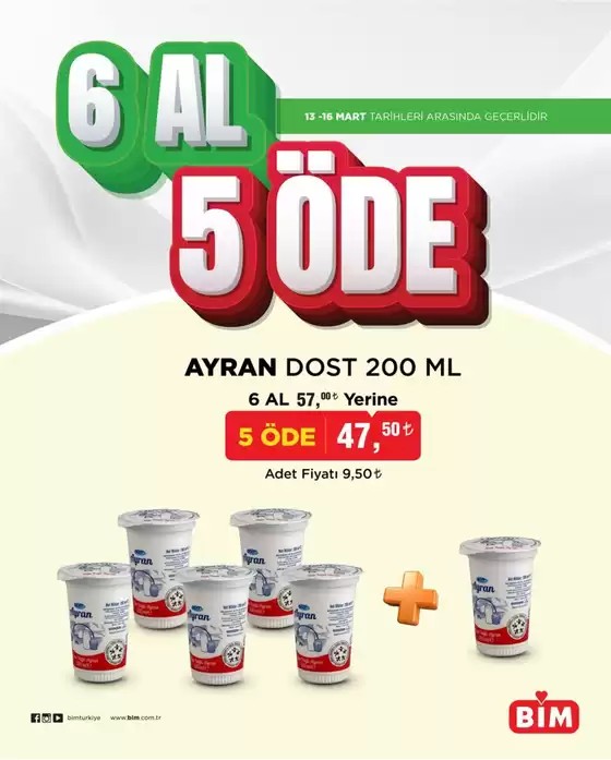 BİM kataloğu, Reşadiye (İstanbul) | 6 AL 5 ÖDE. | 2026-03-13T00:00:00.000Z - 2026-03-16T00:00:00.000Z