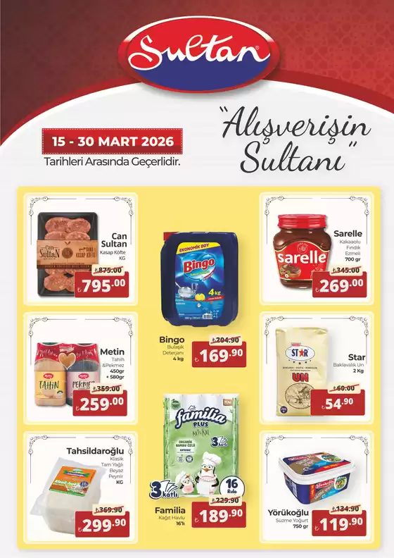 Sultan Market kataloğu, Bolu | Sultan Market katalog | 2026-03-15T00:00:00.000Z - 2026-03-30T00:00:00.000Z