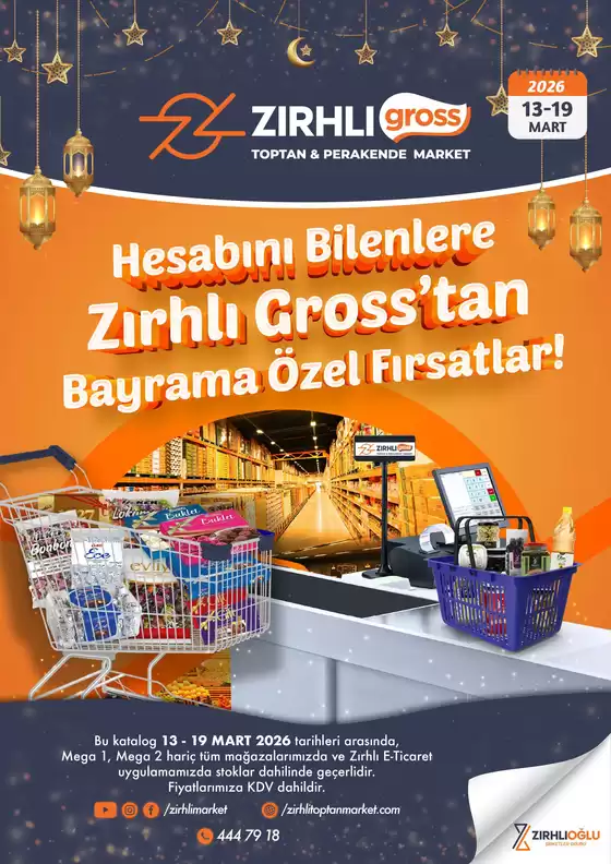 Zırhlı Toptan market kataloğu, Bornova | Zırhlı Gross'tan | 2026-03-17T00:00:00.000Z - 2026-03-19T00:00:00.000Z