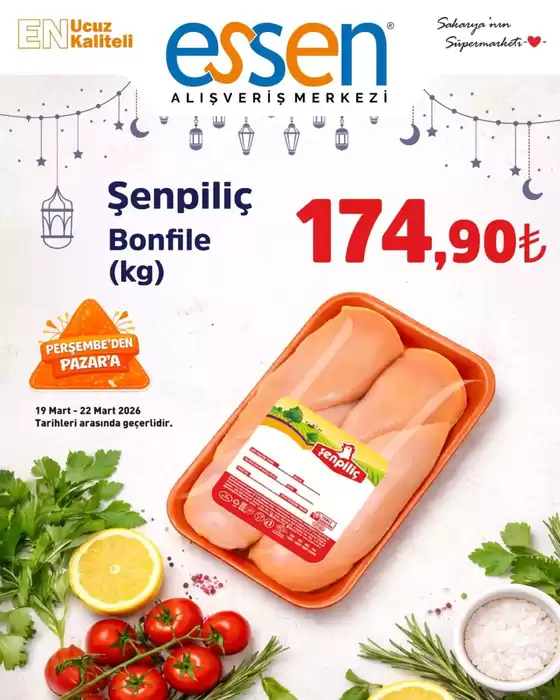 Essen AVM kataloğu, Merkez (Yozgat) | Güncel fırsatlar ve teklifler | 2026-03-19T00:00:00.000Z - 2026-03-22T00:00:00.000Z