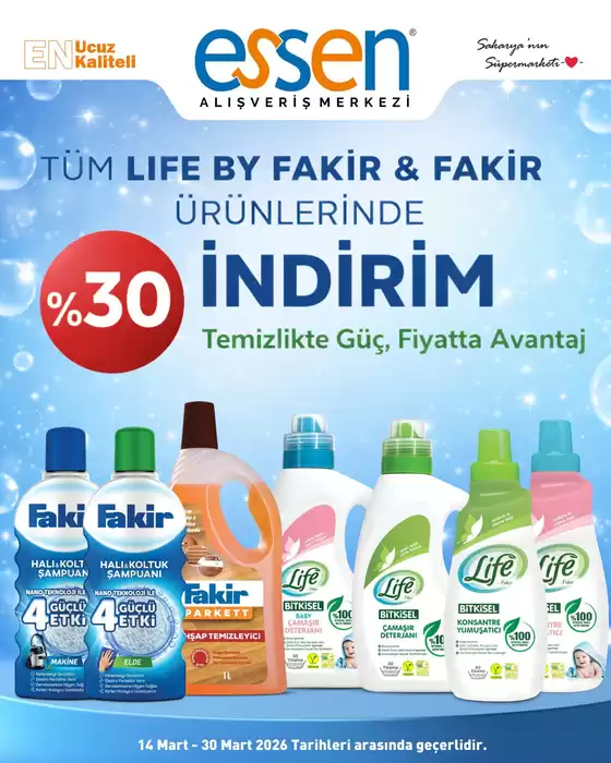 Essen AVM kataloğu, Merkez (Yozgat) | Sizin için en iyi fırsatlarımız | 2026-03-14T00:00:00.000Z - 2026-03-30T00:00:00.000Z