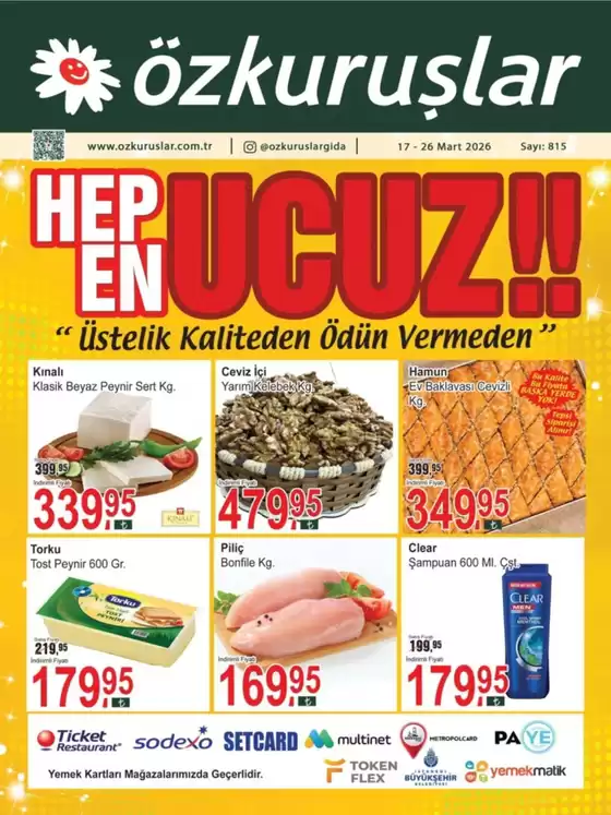Özkuruşlar kataloğu, Bayramiç | Özkuruşlar katalog | 2026-03-17T00:00:00.000Z - 2026-03-26T00:00:00.000Z
