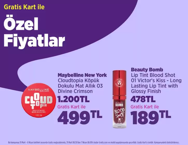 Gratis kataloğu | Gratis katalog | 2026-03-31T00:00:00.000Z - 2026-04-07T00:00:00.000Z