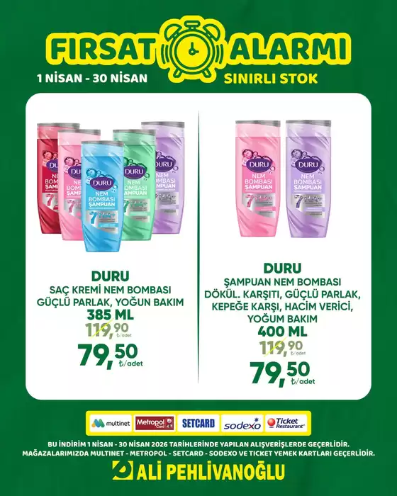 Ali Pehlivanoğlu kataloğu, Yıldırım | Tasarrufçular için en iyi teklifler | 2026-04-01T00:00:00.000Z - 2026-04-30T00:00:00.000Z