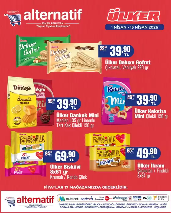 Alternatif kataloğu, Yıldırım | Şimdi fırsatlarımızla tasarruf edin | 2026-04-01T00:00:00.000Z - 2026-04-15T00:00:00.000Z