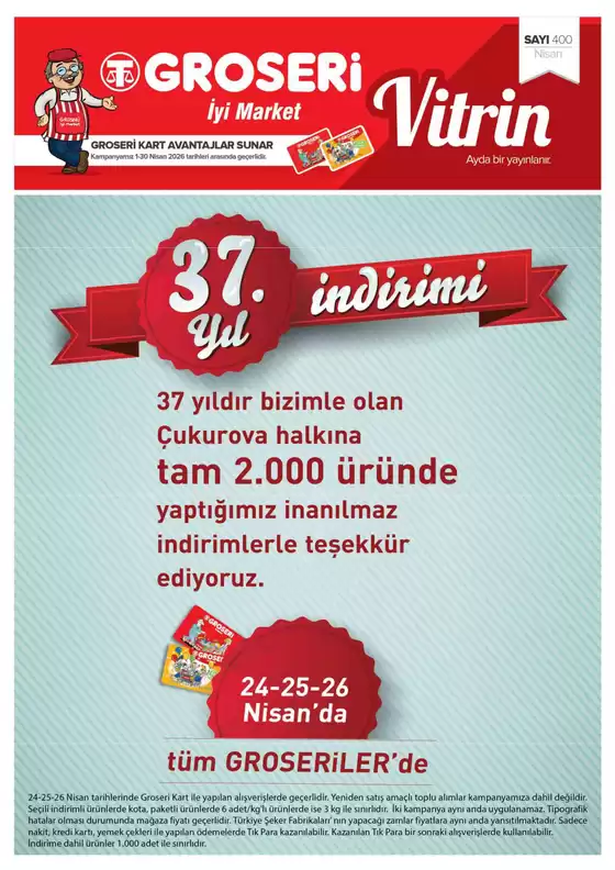 Groseri kataloğu, Yıldırım | Groseri katalog | 2026-04-01T00:00:00.000Z - 2026-04-30T00:00:00.000Z