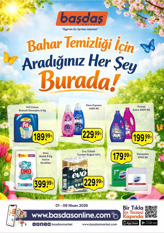 Başdaş Market kataloğu, Yıldırım | Başdaş Market katalog | 2026-04-01T00:00:00.000Z - 2026-04-09T00:00:00.000Z