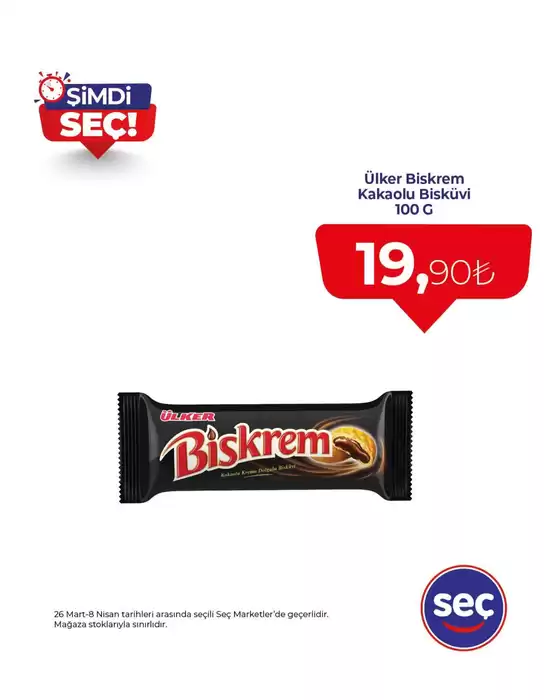 Seç Market kataloğu, Yıldırım | Sizin için en iyi fırsatlarımız | 2026-03-26T00:00:00.000Z - 2026-04-08T00:00:00.000Z