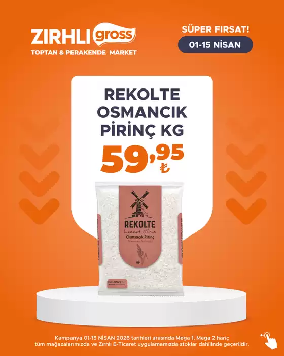 Zırhlı Toptan market kataloğu, Datça | Süper Fırsatlar | 2026-04-01T00:00:00.000Z - 2026-04-15T00:00:00.000Z