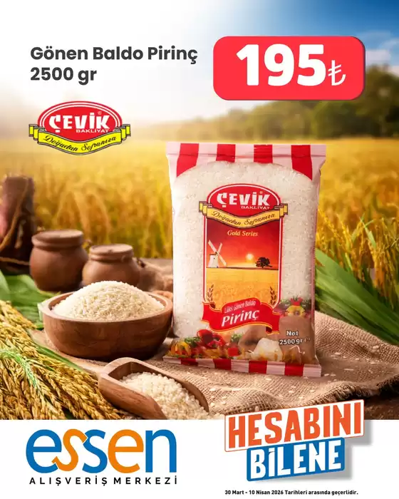 Essen AVM kataloğu, Tokat | Seçili ürünlerde harika indirimler | 2026-03-30T00:00:00.000Z - 2026-04-10T00:00:00.000Z