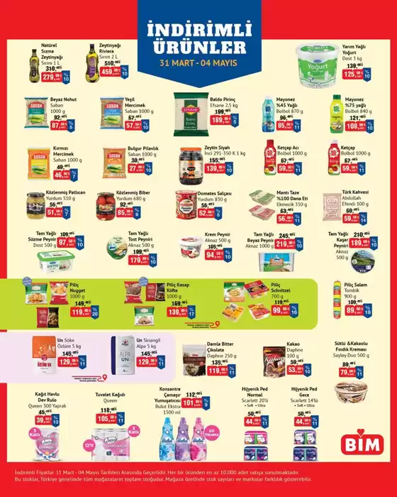 BİM kataloğu, Tokat | 31 Mart-04 Mayıs. | 2026-03-31T00:00:00.000Z - 2026-05-04T00:00:00.000Z