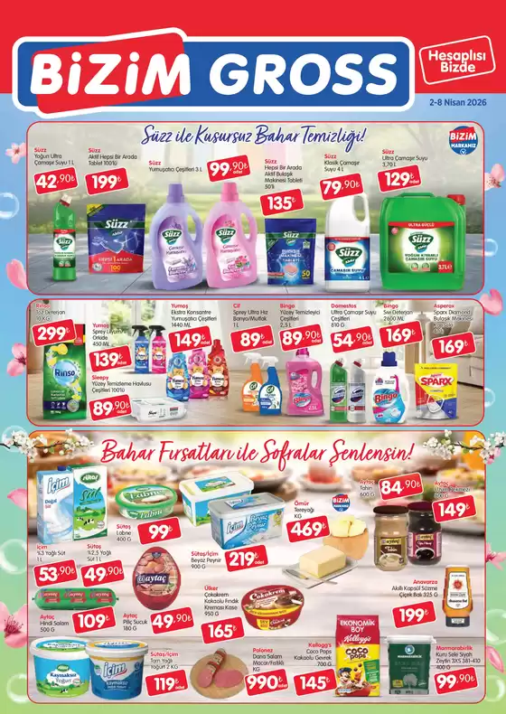 Bizim Toptan kataloğu, Kaş (Antalya) | Tüm fırsat avcıları için en iyi teklifler | 2026-04-02T00:00:00.000Z - 2026-04-08T00:00:00.000Z