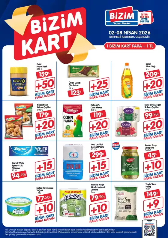 Bizim Toptan kataloğu, Kaş (Antalya) | Tüm müşteriler için harika teklif | 2026-04-02T00:00:00.000Z - 2026-04-08T00:00:00.000Z