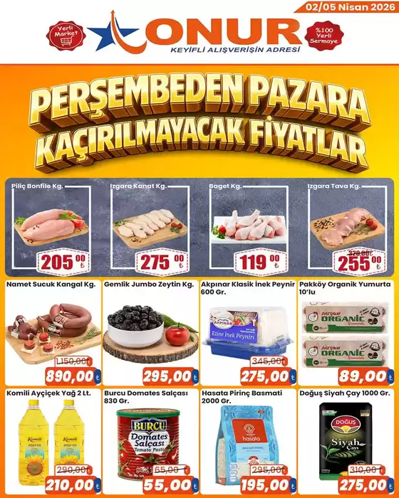 Onur Hipermarketleri kataloğu | Sizin için en iyi tekliflerimiz | 2026-04-02T00:00:00.000Z - 2026-05-05T00:00:00.000Z