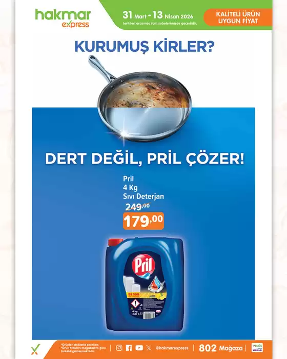 Hakmar Express kataloğu, Edirne | Herkes için cazip özel teklifler | 2026-03-31T00:00:00.000Z - 2026-04-13T00:00:00.000Z