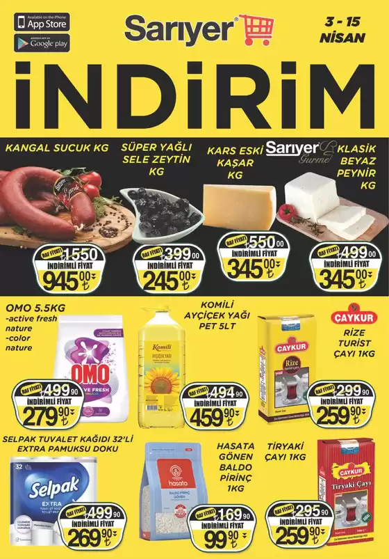Sarıyer Market kataloğu, Edirne | Indirim | 2026-04-03T00:00:00.000Z - 2026-04-15T00:00:00.000Z