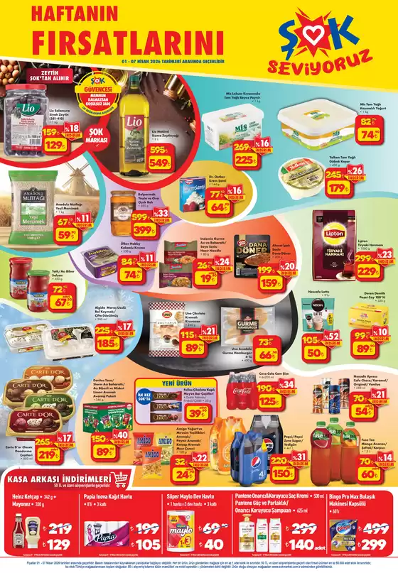 Şok Market kataloğu | Şokta Haftanin Firsatlari | 2026-04-01T00:00:00.000Z - 2026-04-07T00:00:00.000Z