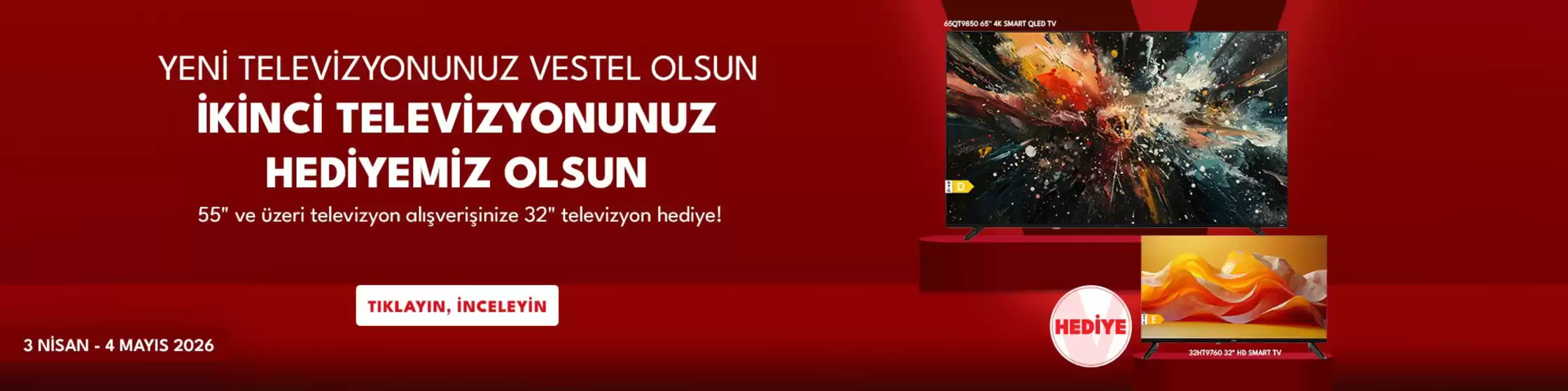 Vestel kataloğu, Kazımiye (Yalova) | Oferta | 2026-04-03T00:00:00.000Z - 2026-05-04T00:00:00.000Z