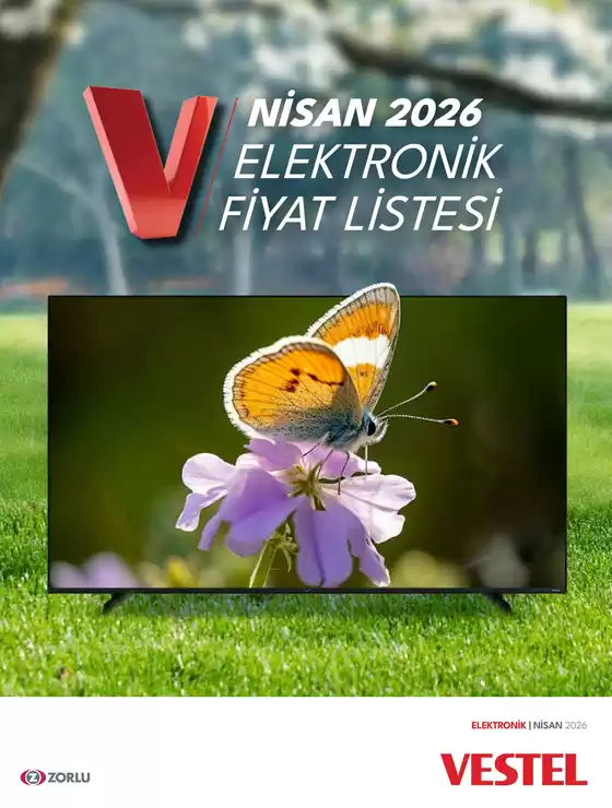 Vestel kataloğu, Soma | Tüketici Elektroniği | 2026-04-01T00:00:00.000Z - 2026-04-30T00:00:00.000Z