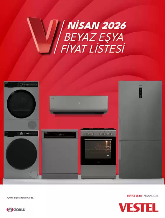 Vestel kataloğu, Soma | Beyaz Eşyalar | 2026-04-01T00:00:00.000Z - 2026-04-30T00:00:00.000Z