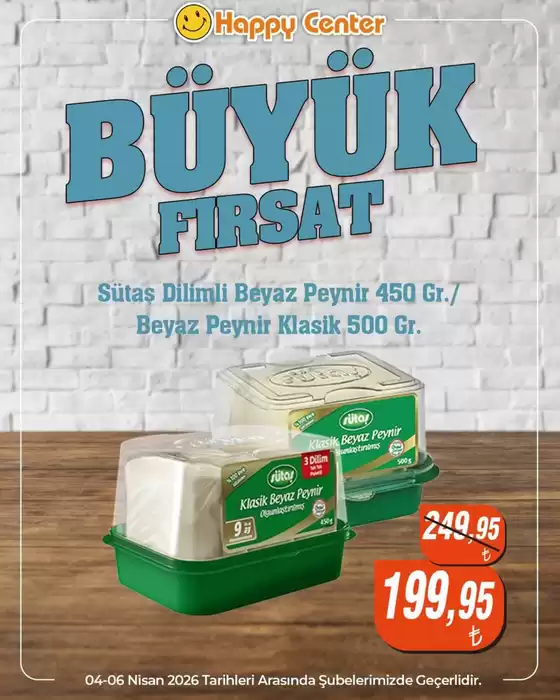 Happy Center kataloğu | Keşfedilecek yeni teklifler | 2026-04-04T00:00:00.000Z - 2026-04-06T00:00:00.000Z