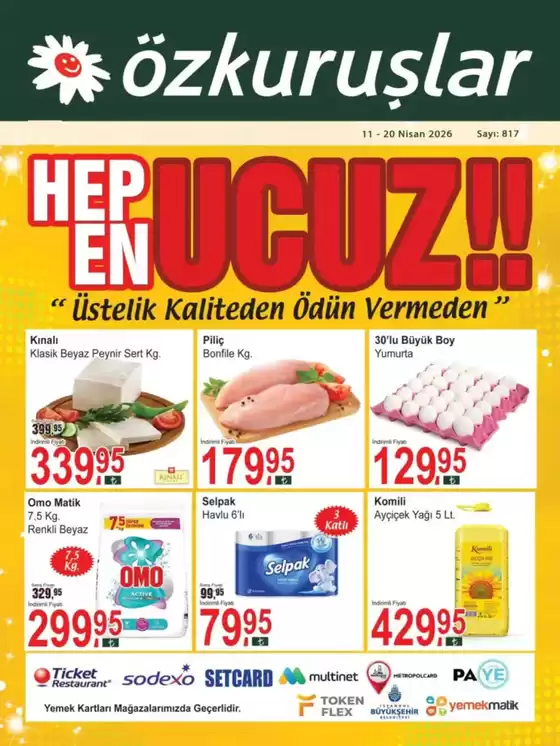 Özkuruşlar kataloğu, Apaydın | Sizin için en iyi tekliflerimiz | 2026-04-11T00:00:00.000Z - 2026-04-20T00:00:00.000Z