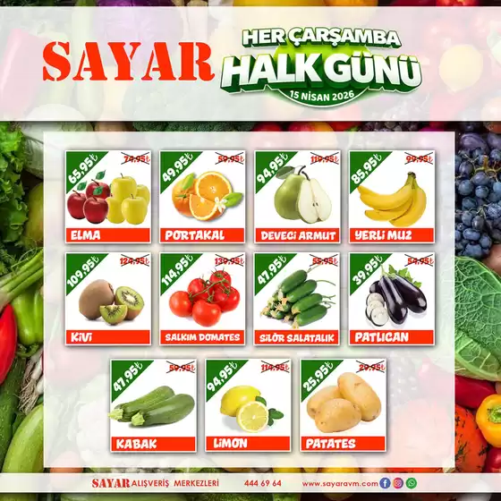 Sayar Avm kataloğu | Sayar Avm katalog | 2026-04-15T00:00:00.000Z - 2026-04-15T00:00:00.000Z