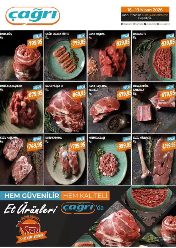 Çağrı Market kataloğu | Tasarrufçular için en iyi teklifler | 2026-04-16T00:00:00.000Z - 2026-04-19T00:00:00.000Z