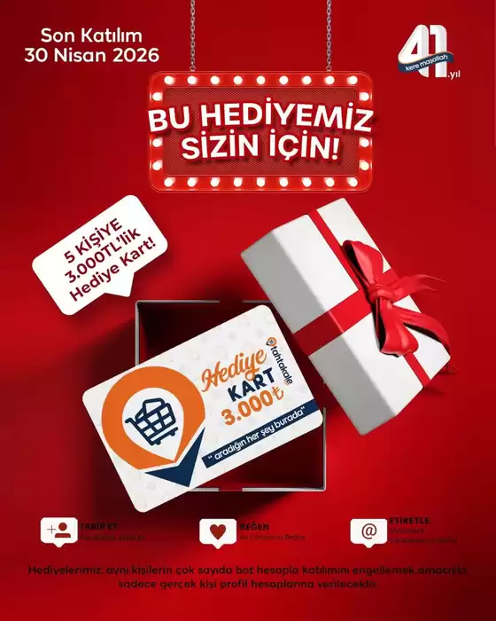 Tahtakale Spot kataloğu,  | En iyi fırsatlar ve indirimler | 2026-04-18T00:00:00.000Z - 2026-04-30T00:00:00.000Z