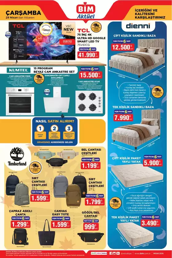 BİM kataloğu | 29 Nisan Çarşamba. | 2026-04-29T00:00:00.000Z - 2026-04-29T00:00:00.000Z