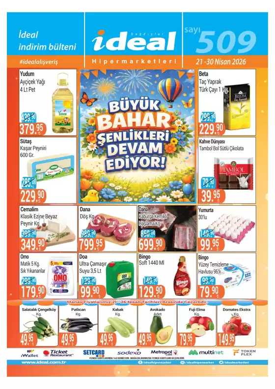 İdeal Hipermarket kataloğu, Armutalan | Bulten | 2026-04-21T00:00:00.000Z - 2026-04-30T00:00:00.000Z