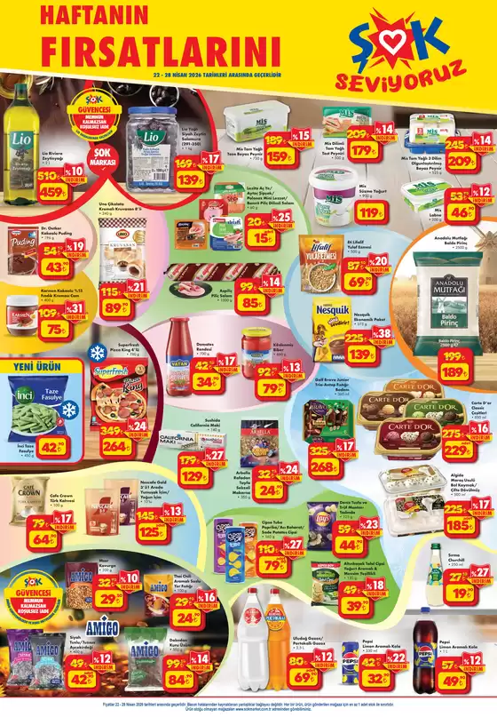 Şok Market kataloğu, Armutalan | Şokta Haftanin Firsatlari | 2026-04-22T00:00:00.000Z - 2026-04-28T00:00:00.000Z