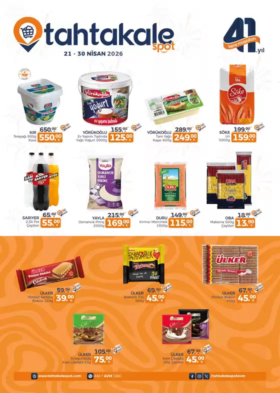 Tahtakale Spot kataloğu, Armutalan | Tahtakale Spot katalog | 2026-04-21T00:00:00.000Z - 2026-04-30T00:00:00.000Z