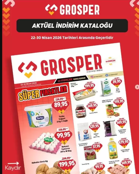 Grosper kataloğu | Oferta | 2026-04-22T00:00:00.000Z - 2026-04-30T00:00:00.000Z