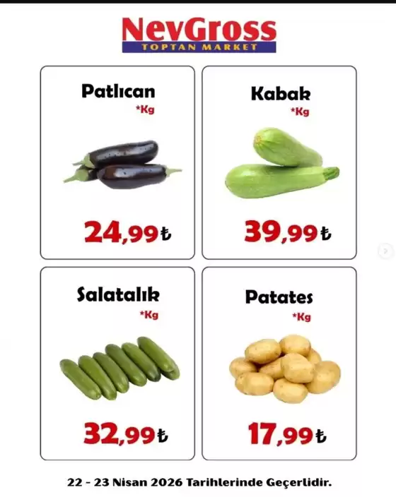 Nev Gross kataloğu, Konuklu (Adıyaman) | Oferta | 2026-04-23T00:00:00.000Z - 2026-04-23T00:00:00.000Z