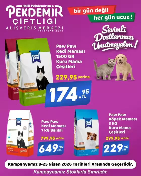 Pekdemir kataloğu, Konuklu (Adıyaman) | Oferta | 2026-04-23T00:00:00.000Z - 2026-04-25T00:00:00.000Z