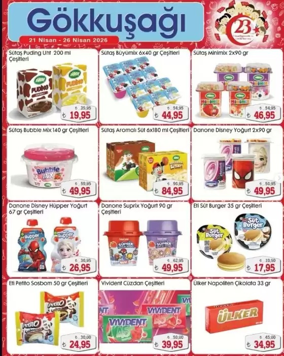 Gökkuşağı Market kataloğu | Oferta | 2026-04-24T00:00:00.000Z - 2026-04-26T00:00:00.000Z