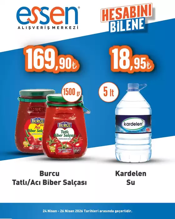 Essen AVM kataloğu | Sizin için özel teklifler | 2026-04-24T00:00:00.000Z - 2026-04-26T00:00:00.000Z
