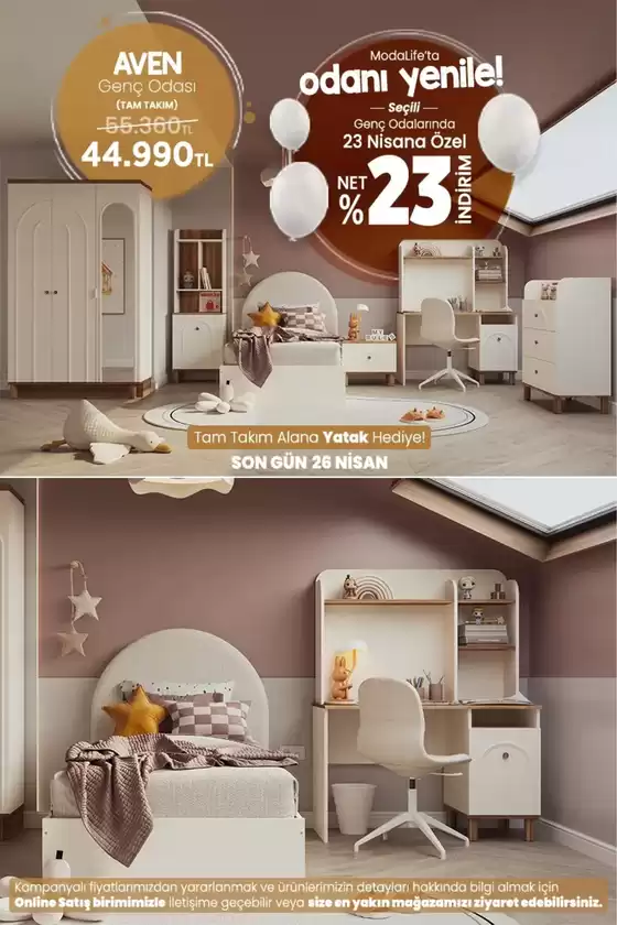 Modalife kataloğu | İndirimler ve kampanyalar | 2026-04-23T00:00:00.000Z - 2026-04-26T00:00:00.000Z