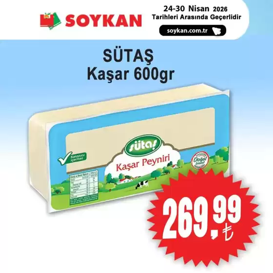 Soykan Market kataloğu | Soykan Market katalog | 2026-04-24T00:00:00.000Z - 2026-04-30T00:00:00.000Z