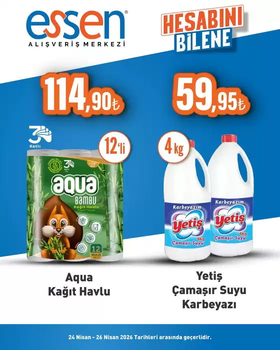 Essen AVM kataloğu | Şimdi fırsatlarımızla tasarruf edin | 2026-04-24T00:00:00.000Z - 2026-04-26T00:00:00.000Z