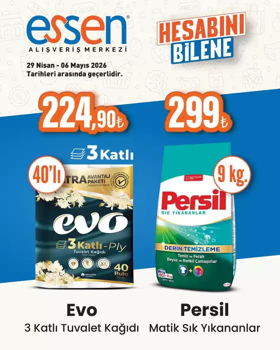 Essen AVM kataloğu | En iyi fırsatlarımız | 2026-04-29T00:00:00.000Z - 2026-05-06T00:00:00.000Z