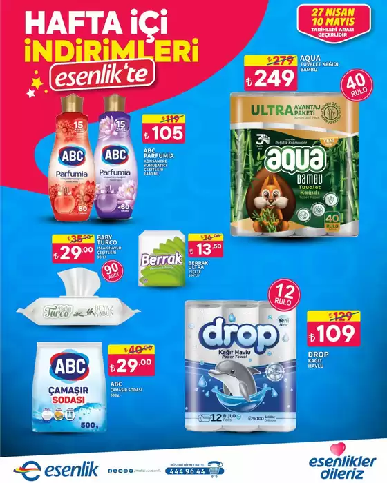 Esenlik kataloğu | Esenlik katalog | 2026-04-27T00:00:00.000Z - 2026-05-10T00:00:00.000Z